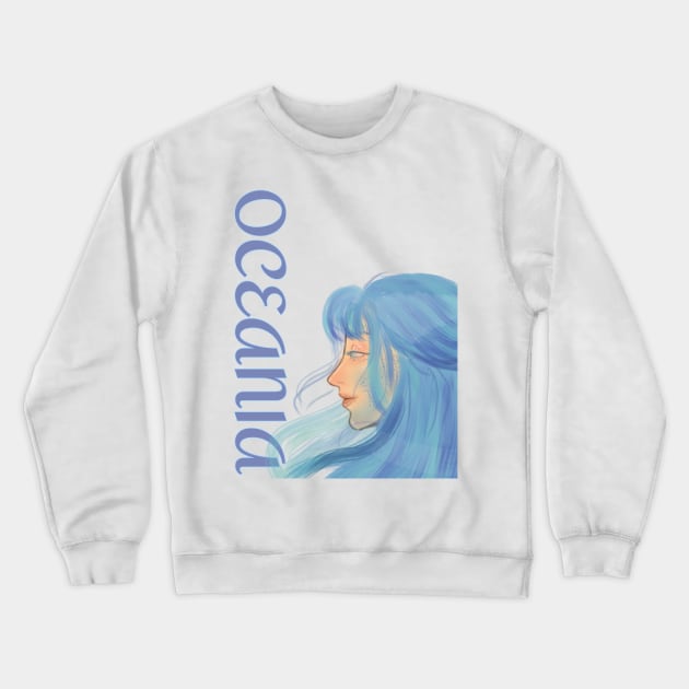 Oceania Crewneck Sweatshirt by Bici arts